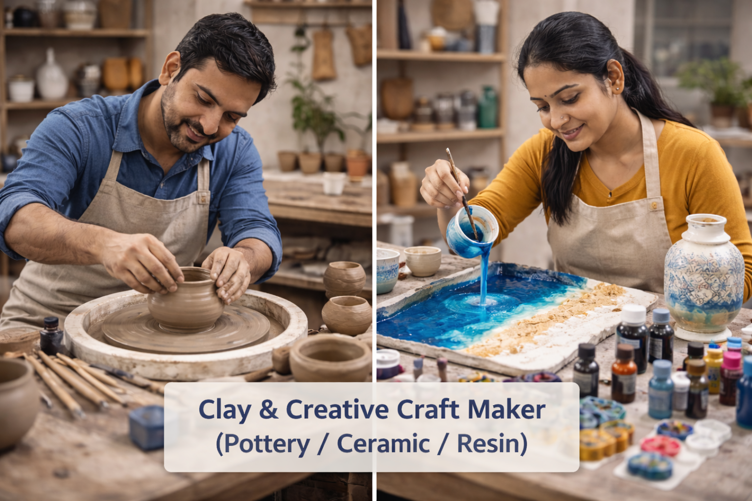 মাটি ও ক্রিয়েটিভ ক্রাফট মেকার